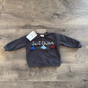 Zara Just Shine Kids Sweatshirt - Gray